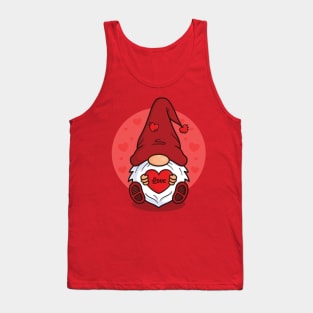 Gnome Valentine Tank Top